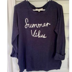 Loft Summer Vibes Sweater
